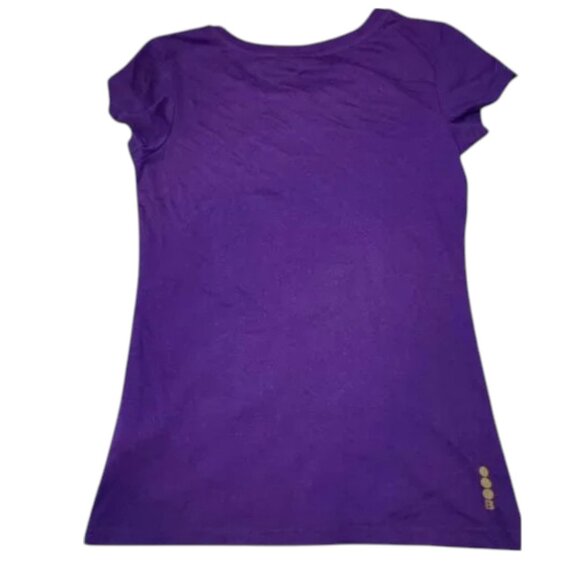 NWT "Bench Women's Purple Graphic Tee with Cityscape Design" Size S #9 - Picture 2 of 7